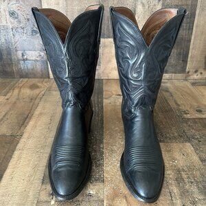 Lucchese Classics L001164 Black Western Cowboy Boots Mens 11 D